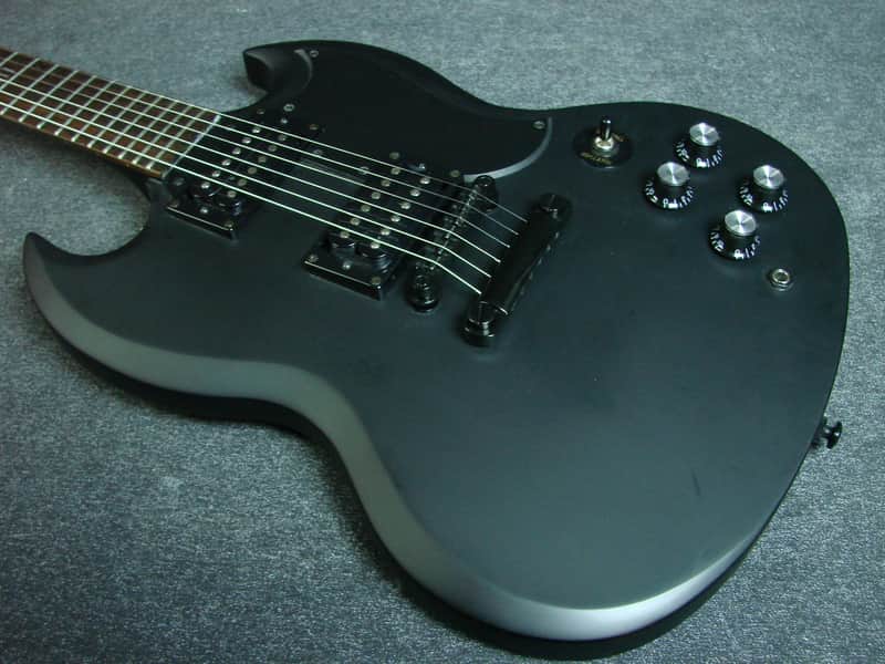 2009 Epiphone SG Goth XII G-400 Electric Guitar G400 | Reverb