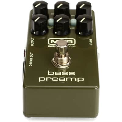 MXR M81 Bass Guitar Preamp Pedal with 3-Band EQ, Cable Bundle image 4