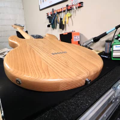 1980's Peavey T-60 Electric Satin Natural Guitar image 23