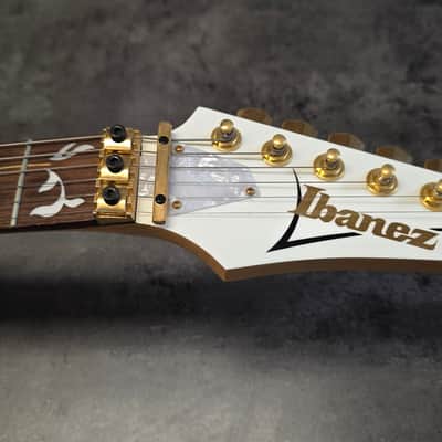 Ibanez JEM-7V TEAM J. CRAFT Prestige Steve Vai Signature 2008 White MIJ Japan JEM7V 7 6 String Pro Artist Guitar CASE QUEEN Tree of Life HSH Scalloped Super Strat image 1