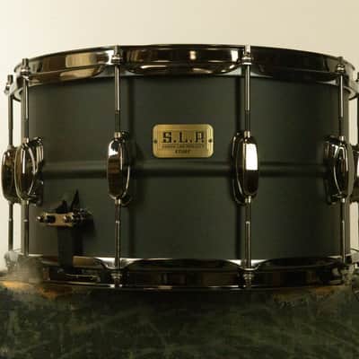 Tama SLP 8x14 Series Big Black Steel Snare Drum image 1