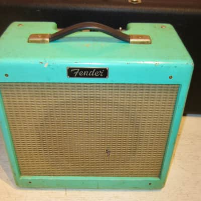 Fender Custom Shop Limited Edition NAMM '59 Stratocaster Relic w/ Matching Pro Junior Amp 2006 - Sea Foam Green image 14