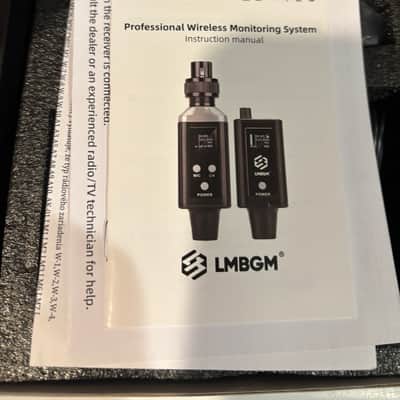 LGBGM A9 UHF Wireless In-Ear Monitor Headphone System - White - Brand New image 3