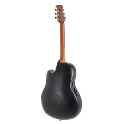 Ovation Celebrity Elite Plus CE44P-TGE Mid-Depth Acoustic-Electric Guitar - Dark Tiger Eye image 3