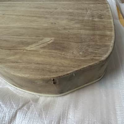 Paulownia Wood Guitar Tele Style Body with Veneer Maple Top image 4