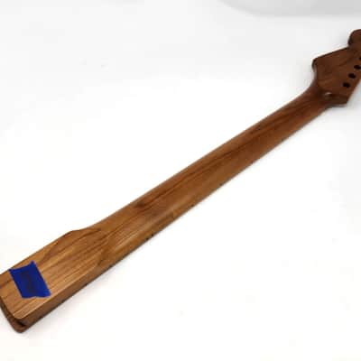 Brio Nitro Satin Roasted Maple S-Style Neck w/Walnut Truss Rod Plug image 5