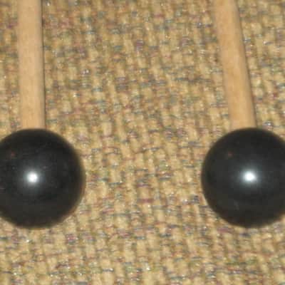 one pair new old stock (with packaging) pair of Vic Firth M8 American Custom Bells, Xylophone & Keyboard (Hard Acrylic) 1 1/4" Ball, birch natural wood shafts (sticks) image 8