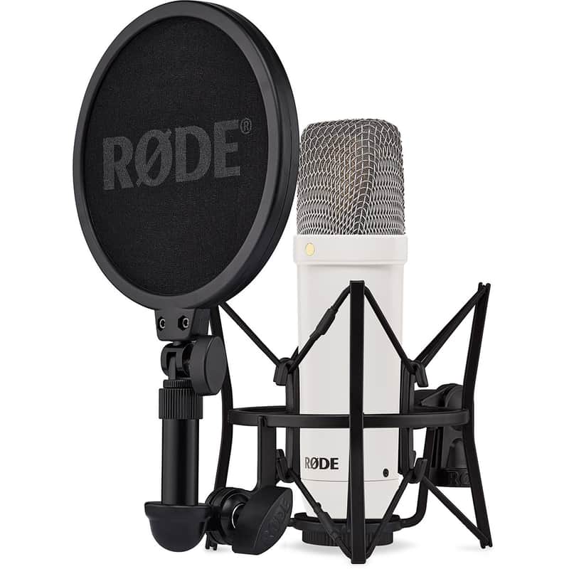 Rode Rode NT1 Signature Series Studio Condenser Microphone, White image 1