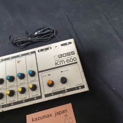 BOSS KM-600 Vintage 6 Channel Keyboard Mixer Analog Audio Mixer Japan Tested image 2