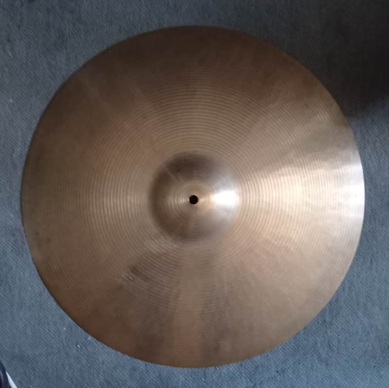 Vintage Paiste Formula 602 19" Medium Ride/Crash (Pre-Serial) - 2052g - Small Crack image 1
