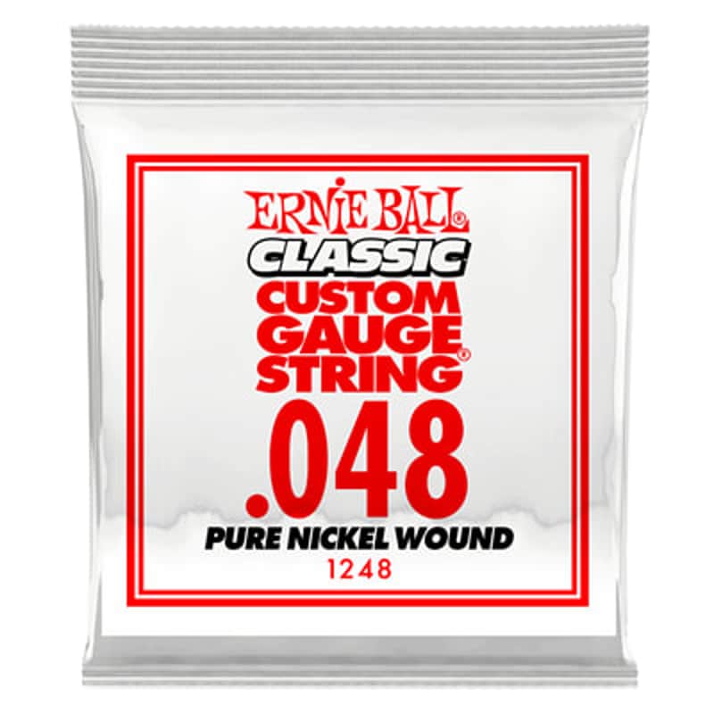 Ernie Ball Ernie Ball .048 Pure Nickel Round Wound Nickel