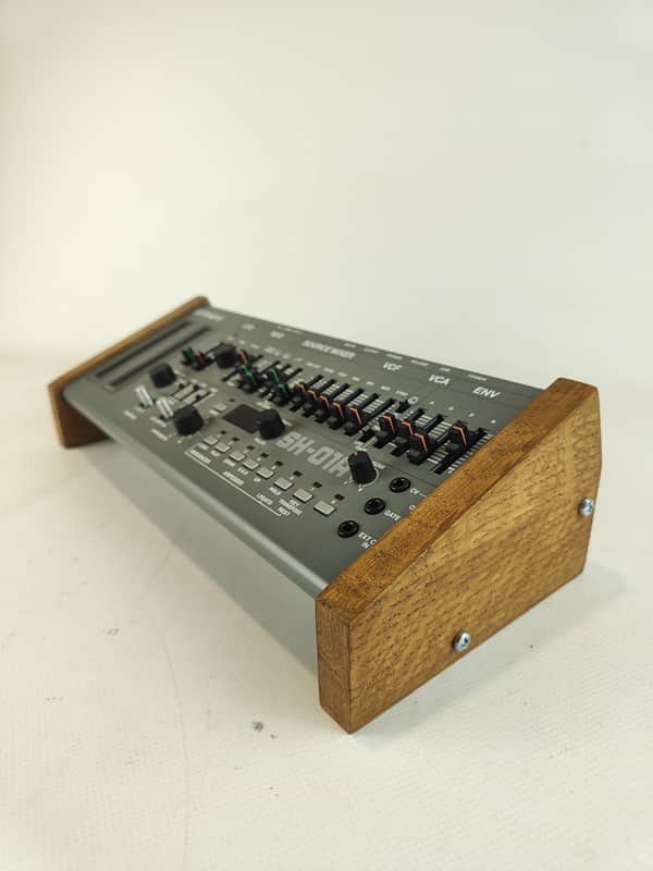 Roland Boutique SH-01R Real Oak Wood Stand Side panel Monophonic Synthesizer Wooden Stand image 1