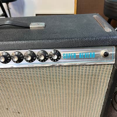 1971 Fender Silverface Super Reverb Combo Amp image 3