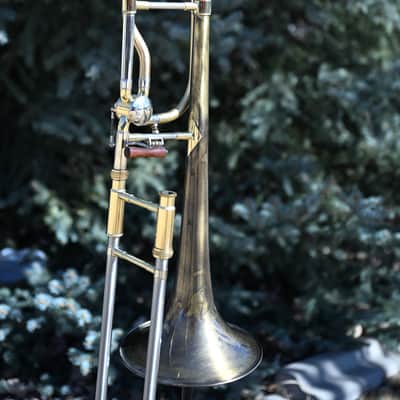 BAC Plaza Custom Trombone - Custom Engraving and Antique Lacquer image 1