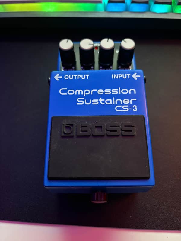 Boss CS-3 Compression Sustainer (Silver Label) 1997 - Present Blue