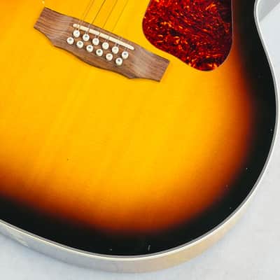 Guild F-412 12-String Jumbo Acoustic Guitar 2005 - Sunburst image 5