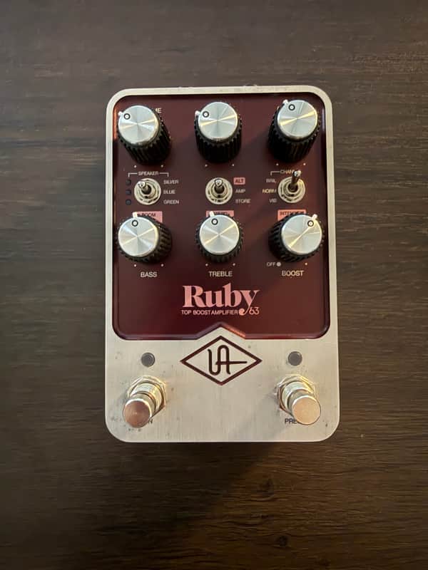 Universal Audio Ruby ’63 Top Boost Amplifier 2022 - Present - Ruby / Silver image 1