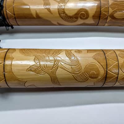 Boo Bam Boobam Bamboo Set of 3 South America Primitive Octobans image 4