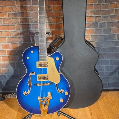 Gretsch G6120BS Chet Atkins Hollow Body Blue Burst w/ OHSC & CoA image 1