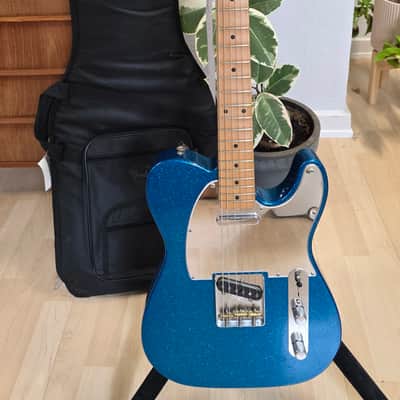 Fender 1958 Telecaster J Mascis BRAND NEW Artist Signature Custom Pickups Mirror Pick Guard Aged Road Worn Relic Neck 50s Vintage Reissue Tele Guitar - Bottle Rocket Blue Flake Metallic image 18