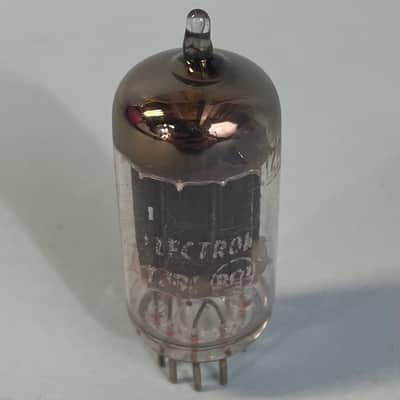 1950s RCA 12AU7 ECC82 (x2) Matched Pair Vintage Long Black Plate Tubes! T144 image 3