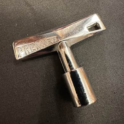VINTAGE Premier Square DRUM KEY, 1960s-70s, Non-Slotted, MINT image 1