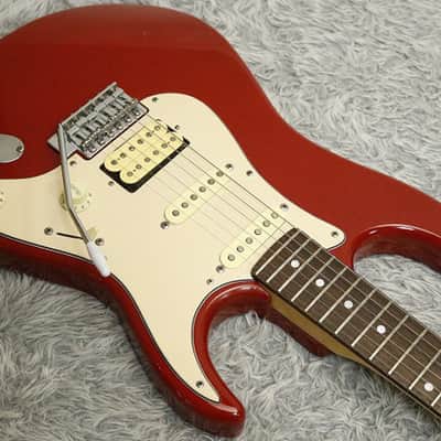 1990 made Greco GPM-1R Stratocaster type Fiesta Red finish Fujigen Made in Japan image 2