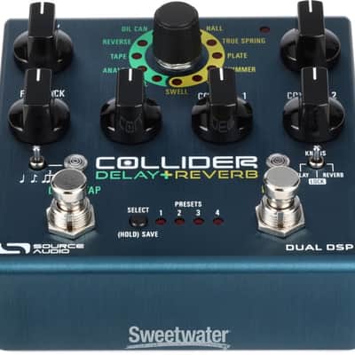 Source Audio Collider Stereo Delay+Reverb Pedal (ColliderDlyRevd2) image 3
