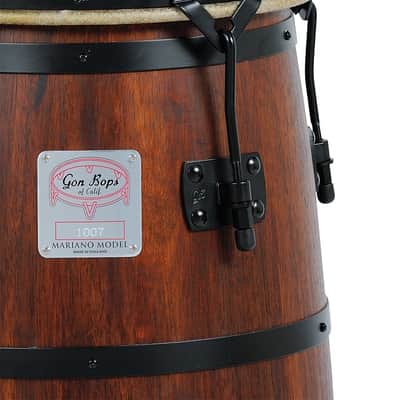 Gon Bops Mariano Conga 11.5" Hand Drum Mahogany Stain Oil | Limited WorldShip | NEW Authorized Dealer image 2