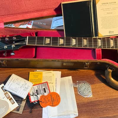 2 Gibson Les Paul Custom Shop GREENY Murphy Lab 3.664g u. 3.669g Tausch und Ratenzahlung möglich. Aus meiner Sammlung - verkaufe meine beiden Gibson Les Paul Custom Shop GREENY Murphy Lab image 6