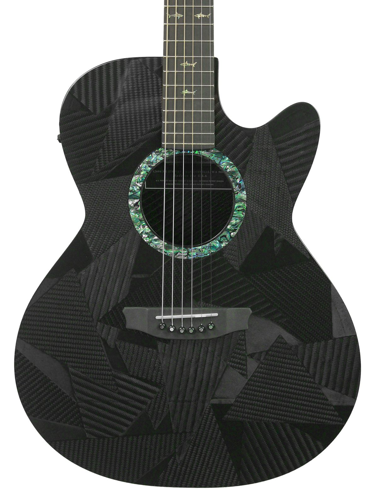 RainSong BI-WS1000N2 Black Ice Series Graphite Top w/ Electronics