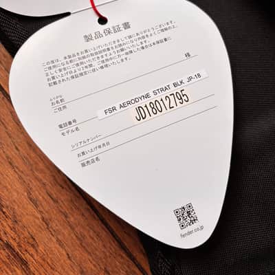2018 Fender AST Aerodyne Stratocaster Black w/ Mirror Guard MIJ Japan image 16