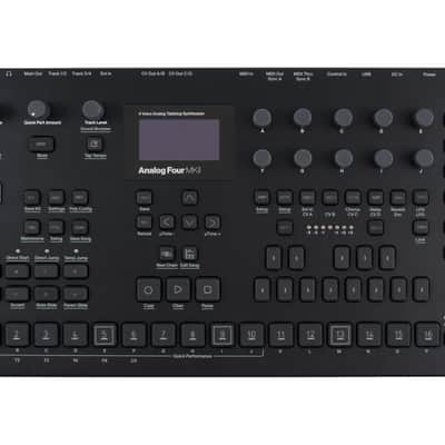 Elektron Analog Four MKII Synthesizer + Groovebox (Black) [USED]
