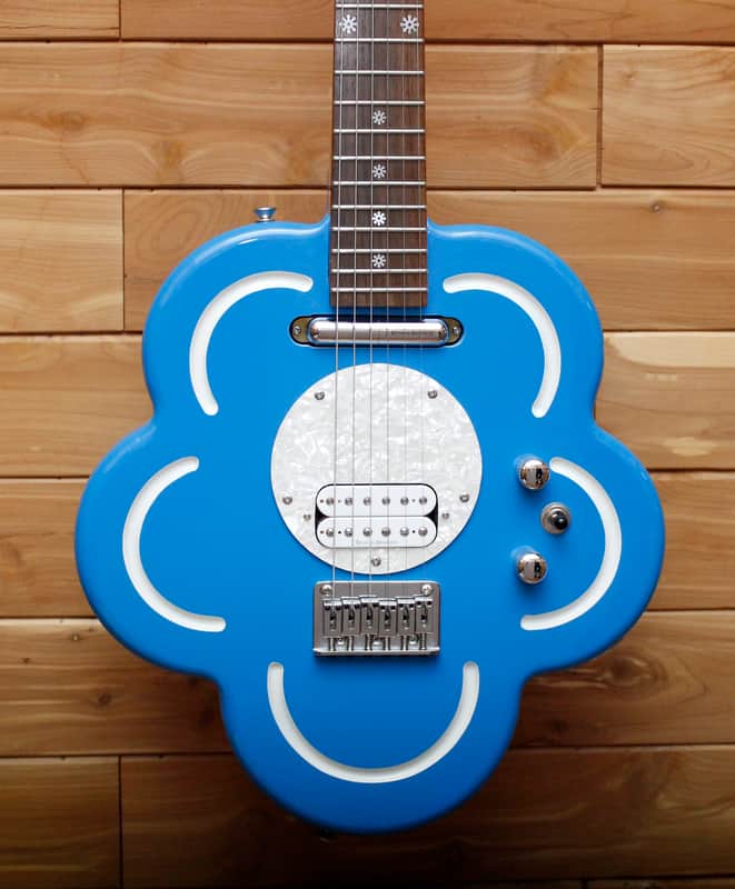 Daisy Rock Flower Blue 3/4 Size Electric Guitar | Reverb