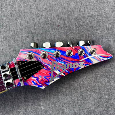 Ibanez RG1570 MOD DNA Multi Color Swirl Paint Jem image 6
