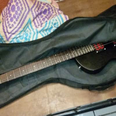 ESP LTD Les Paul shape guitar with pickups upgraded w/ nice strap image 10