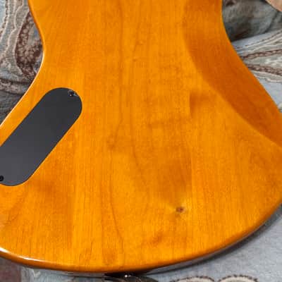 Cort Jeff Berlin Rithimic Bass w GATOR CASE Alder/Spalted Maple-Padouk Top Bartolini pickups image 7