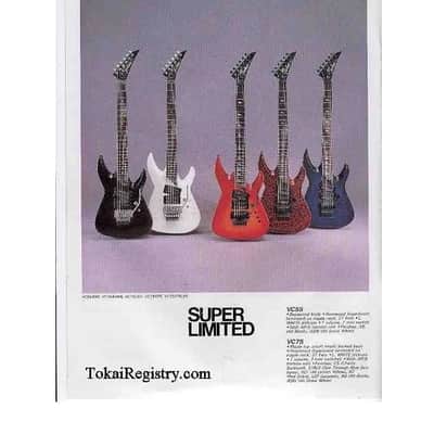 Tokai VC-75 Vivian Campbell Super Limited Rand Guitar VC75 VC55