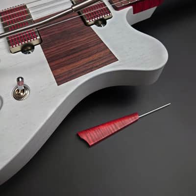 Tao Guitars T-Bucket "Cedar Beach" Grey/Red, Mastery Vibrato & Bridge 2020/NEW (Authorized Dealer) image 14