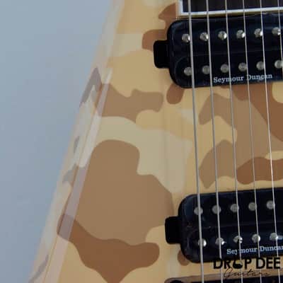 Jackson Concept Series Rhoads RR24-7 7-String Electric Guitar w/ Case - Desert Camo image 5
