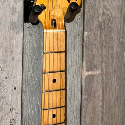 Nice 1977 Fender Stratocaster  Natural with Maple Fretboard , Great Player Includes Pro Setup & Original Hard Shell Case ! image 6