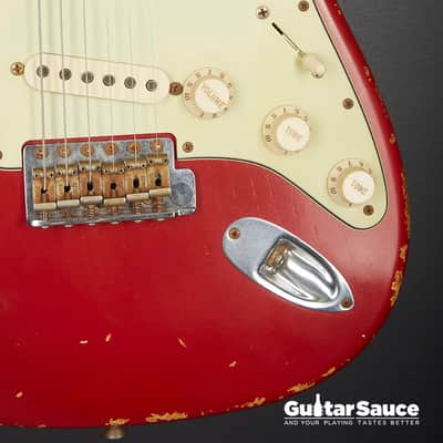 Fender Custom Shop 62 Stratocaster Dakota Red Relic 2007 Used (Cod.1528UG) image 6