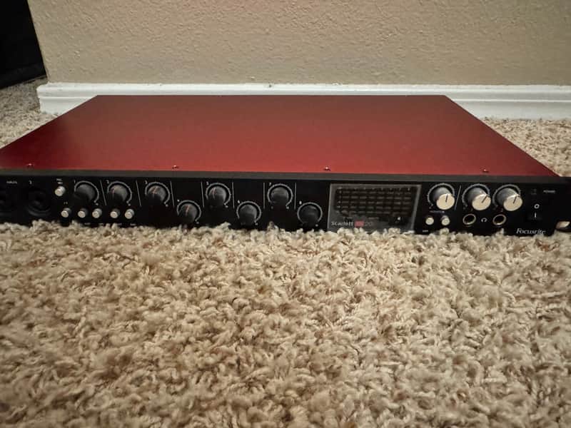 Focusrite Scarlett 18i20 2nd Gen USB Audio Interface 2016 - 2018 - Red / Black image 1
