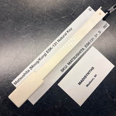 ORIGINAL Matsushita Replacement D Key (for ESK-131 Keybeds) for Moog MG-1, Prodigy, Rogue, Opus 3, Korg Minikorg 700, Minikorg 700S, MS-10, MS-20, VC-10, Poly Ensemble P, Univox K1/K2, and more