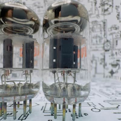 RCA 6201 (GE Made) 12AT7WA 5x Tubes - 1979 NOS Factory Matched Set - Military Spec ECC81 image 5