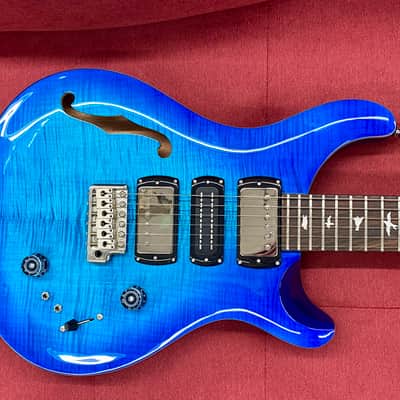 PRS SE Special Semi-Hollow Electric Guitar - Lake Blue w/ Gig Bag image 2