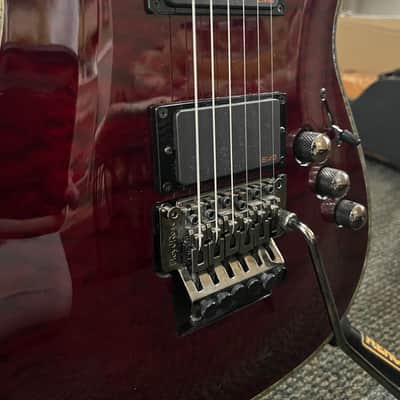 Schecter C1 Hellraiser 2000s - Black Cherry image 8