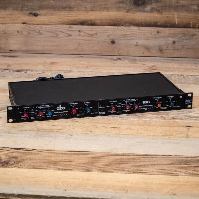 DBX 166 Vintage 2-Channel Stereo Compressor/Limiter Made in USA Audio U284777 image 1