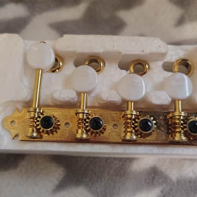 Gotoh Machine Heads / Tuners MF40 (M260FM) Gold F-style - Nickel/Gold image 2