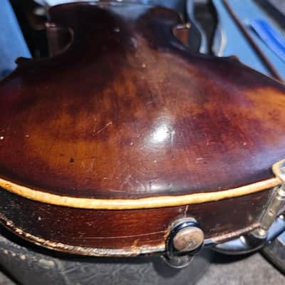 Vintage National Inst size 3/4 violin with case. USA. Good Condition. image 18